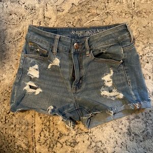 American eagle jean shorts